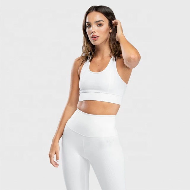 Women's Sports Bra Wireless Yoga Gym Workout Removable Pad Comfort Compression Crop Top Vest Running Anti-Bacterial Breathable