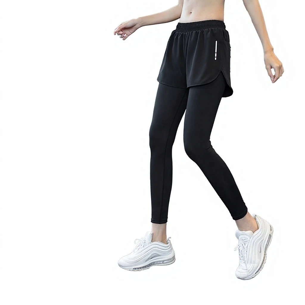 Women's Solid Quick Dry Yoga Pants High Waist Hip Lifts Spandex/Polyester Summer Fitness Running Training Ankle-Length Riding