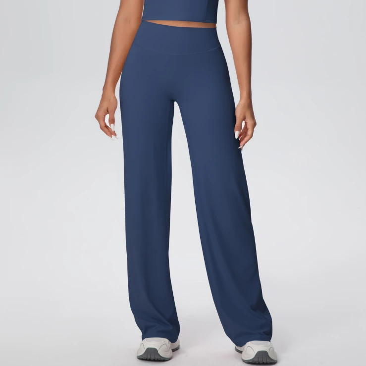 Whole Size 4 Way Stretch High Waisted Tummy Control Workout Flare Leggings Yoga Pants Butt Lifting Long Pants for Fitness