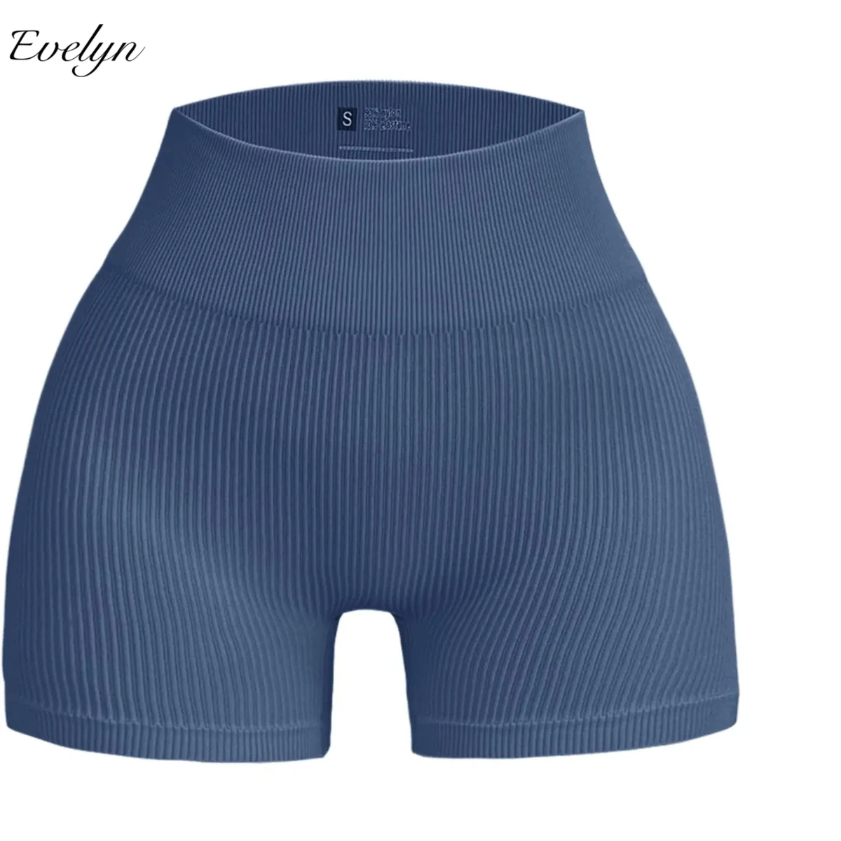 EVELYN OEM ODM Hip Lifting Three-Point Yoga Shorts High Waist Workout Elastic Pants Sports Running Seamless Peach Hip Shorts