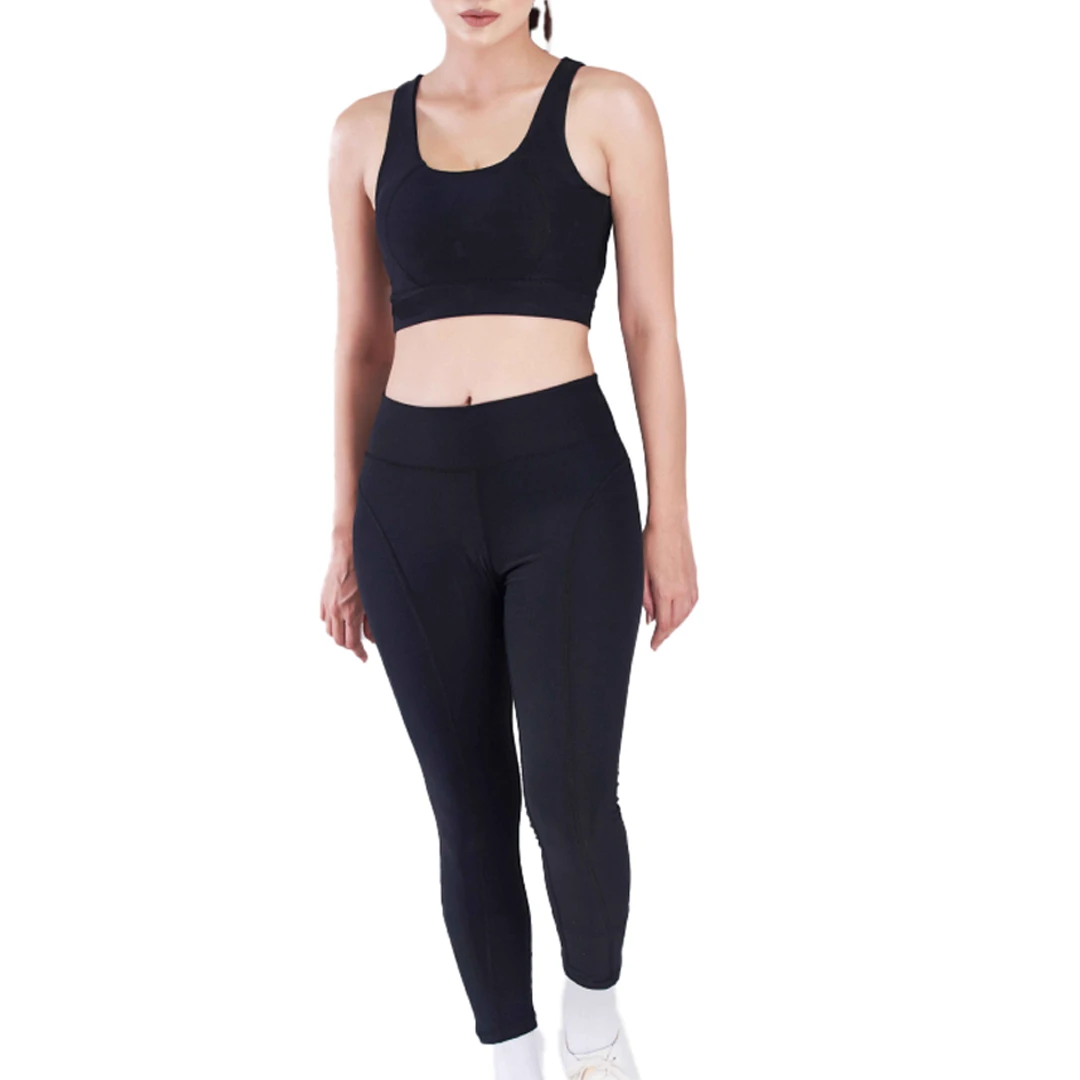 Hot Sale High Quality Sports Bra High Waist Leggings Yoga Suit Workout Wear Gym Sportswear Women Fitness Clothes Yoga Set
