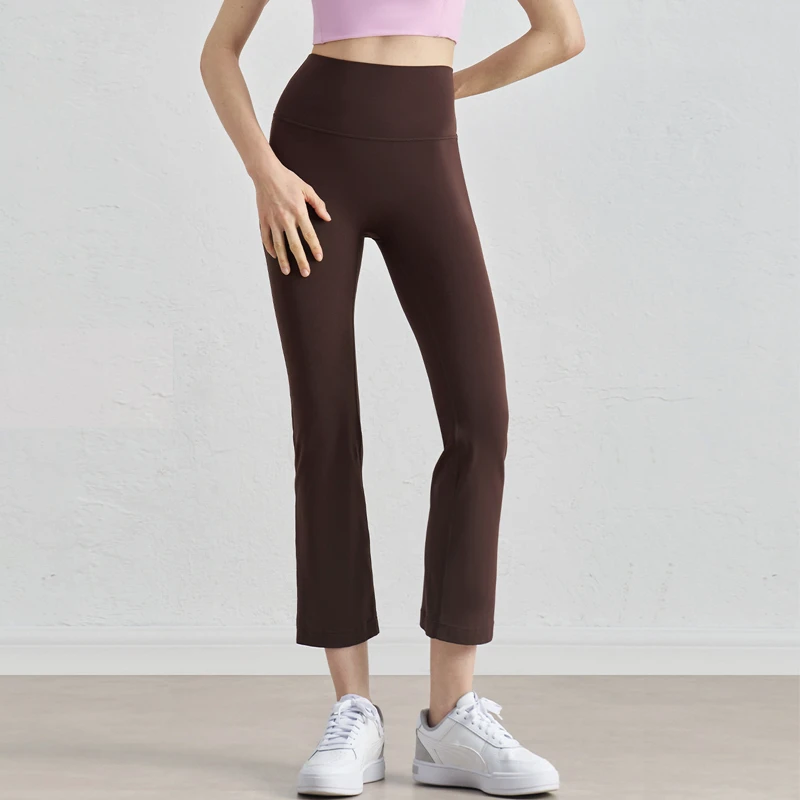 Women's High Waist Push Up Active Yoga Sports Girls Capri Pants Workout Tummy Control High-Rise Crop 23