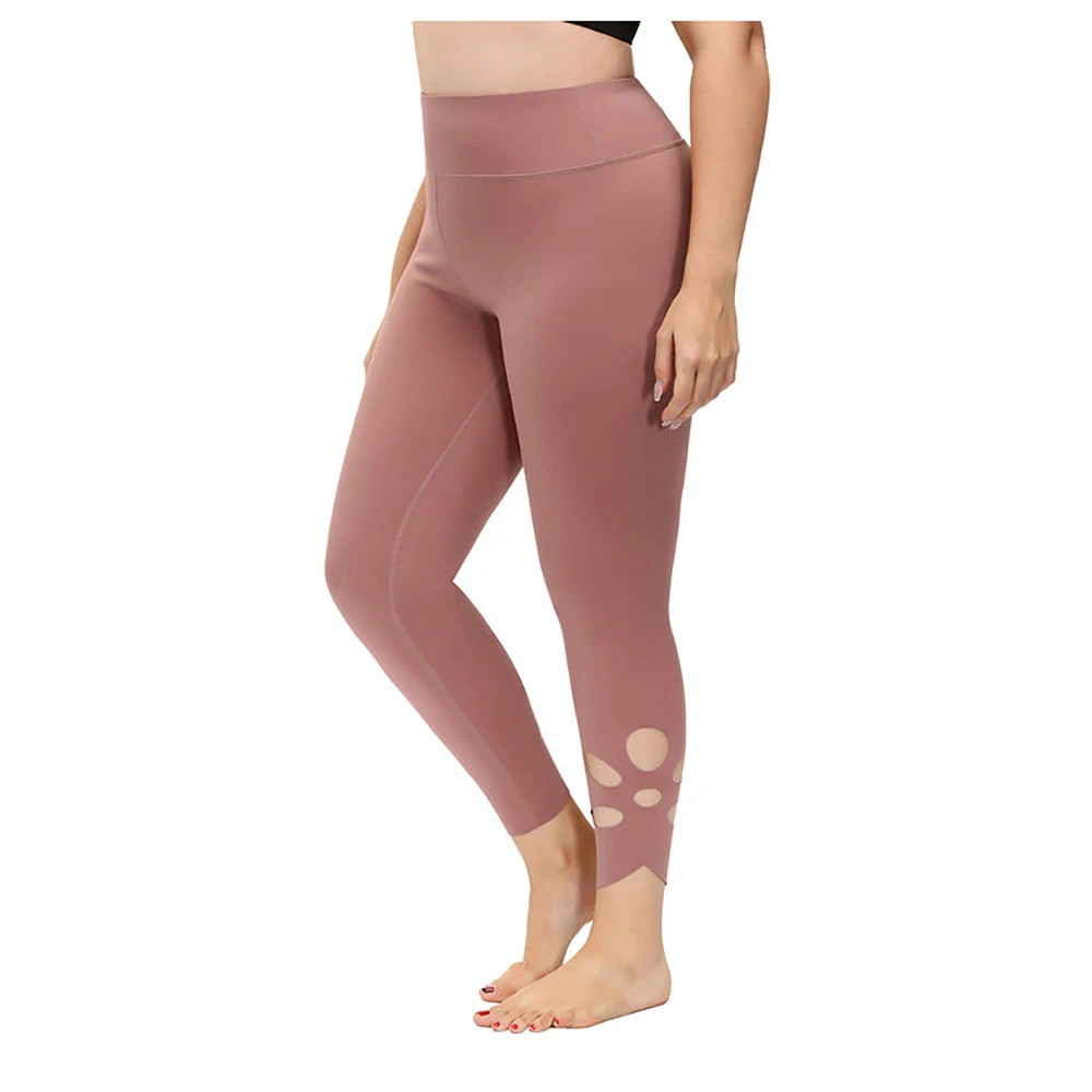 Women's High Waist Solid Color Plus Size Drawstring Leggings-Yoga Pants Workout Running Quick Dry Four-Way Stretch Breathable