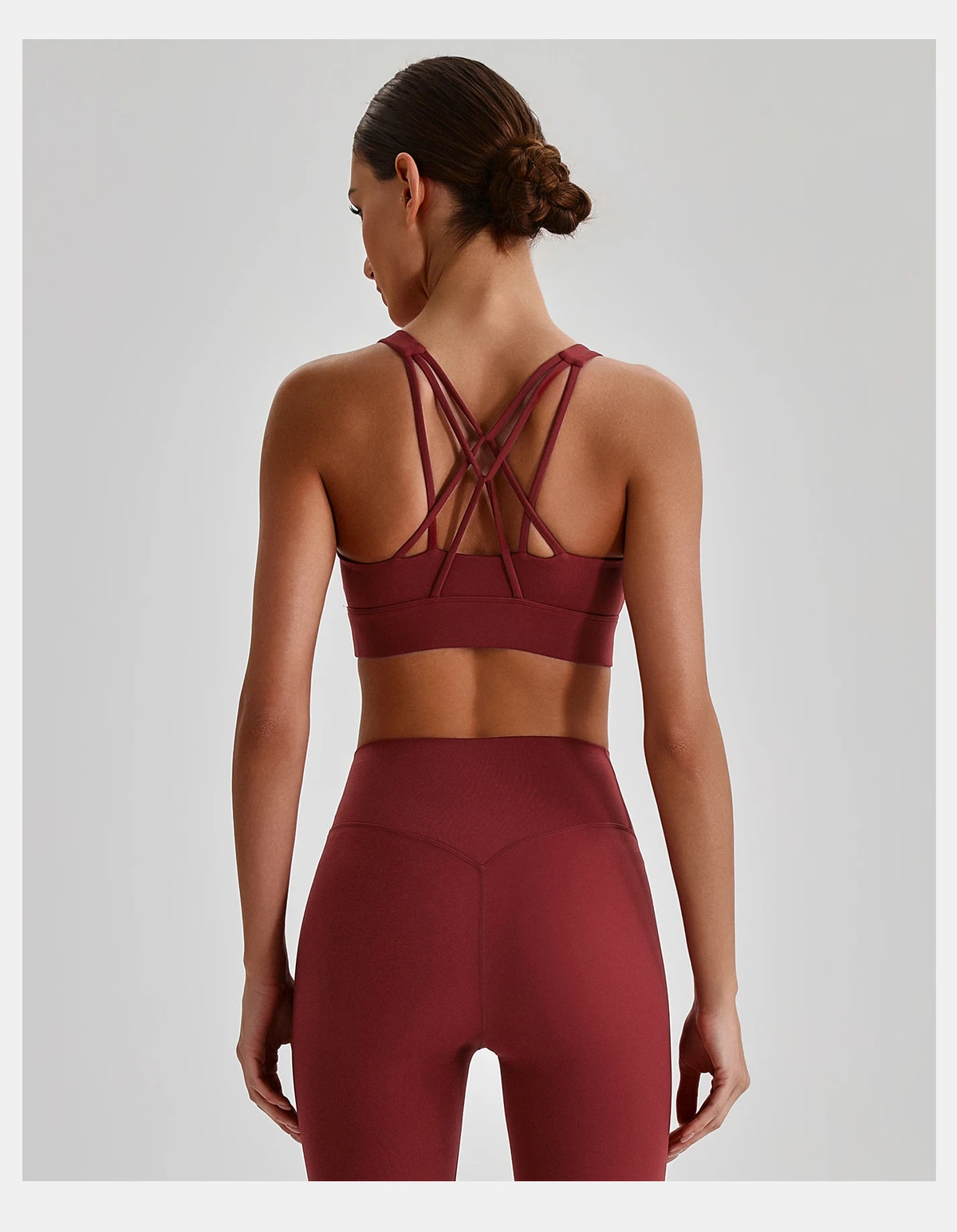 New Arrivals Top Gym Running Sports Breathable U Neck High Support Bra for Women Sports Fitness