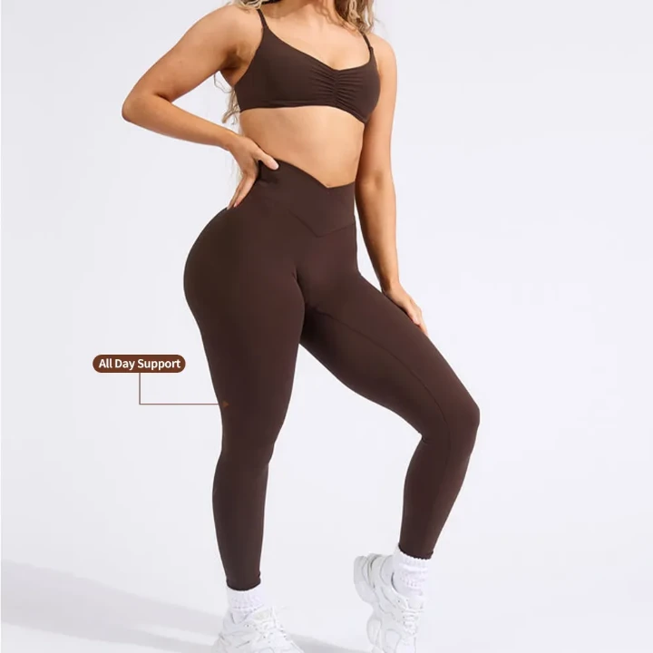 Unique Women Bamboo Sport Leggings Organic Yoga Clothing Manufacturer Wholesale Rate Custom Women's High Waist Breathable