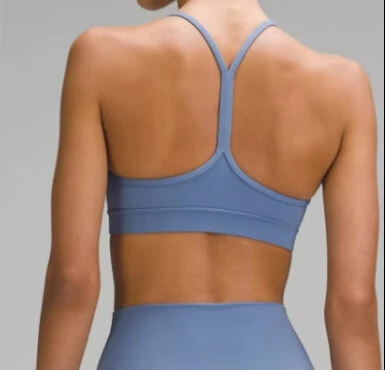 Youth Sexy Beauty Back High Support Lightweight Sports Bras for Women Anti-Sagging Chest Pad Y-Line Straps Shock-Proof Yoga Vest