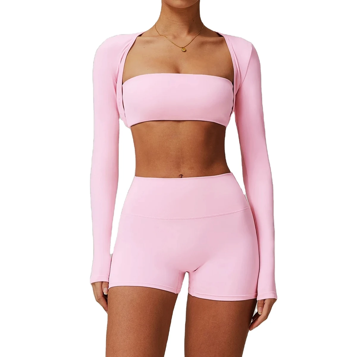 Sports Long Sleeve Shirts Women's Yoga Crop Top Fitness Waistcoat Coat Workout Women Quick Dry Workout Sportswear