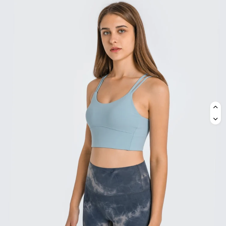 Wholesale Apparel Women Hollow Sports Out Beauty Back Cool Dry Yoga Bra High Impact Custom Logo Fitness Sportswear Bra