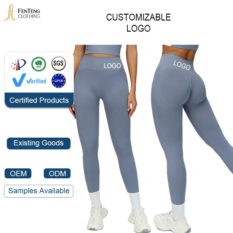 Under Lulu Custom Women High Waisted Butt Lifting Yoga Pants Ribbed Waistband Tummy Control Fitness Leggings for Running Gym