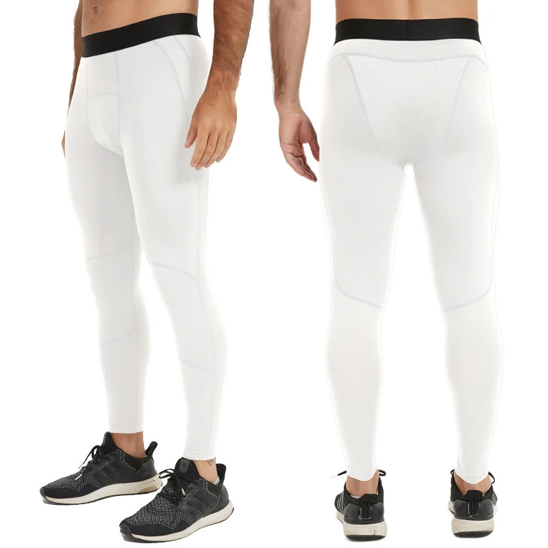 Lanyu Men's High-Elasticity Cross-Border Sports Yoga Tights Quick-Drying Tight Four-Way Stretch Skinny Spring Summer Training