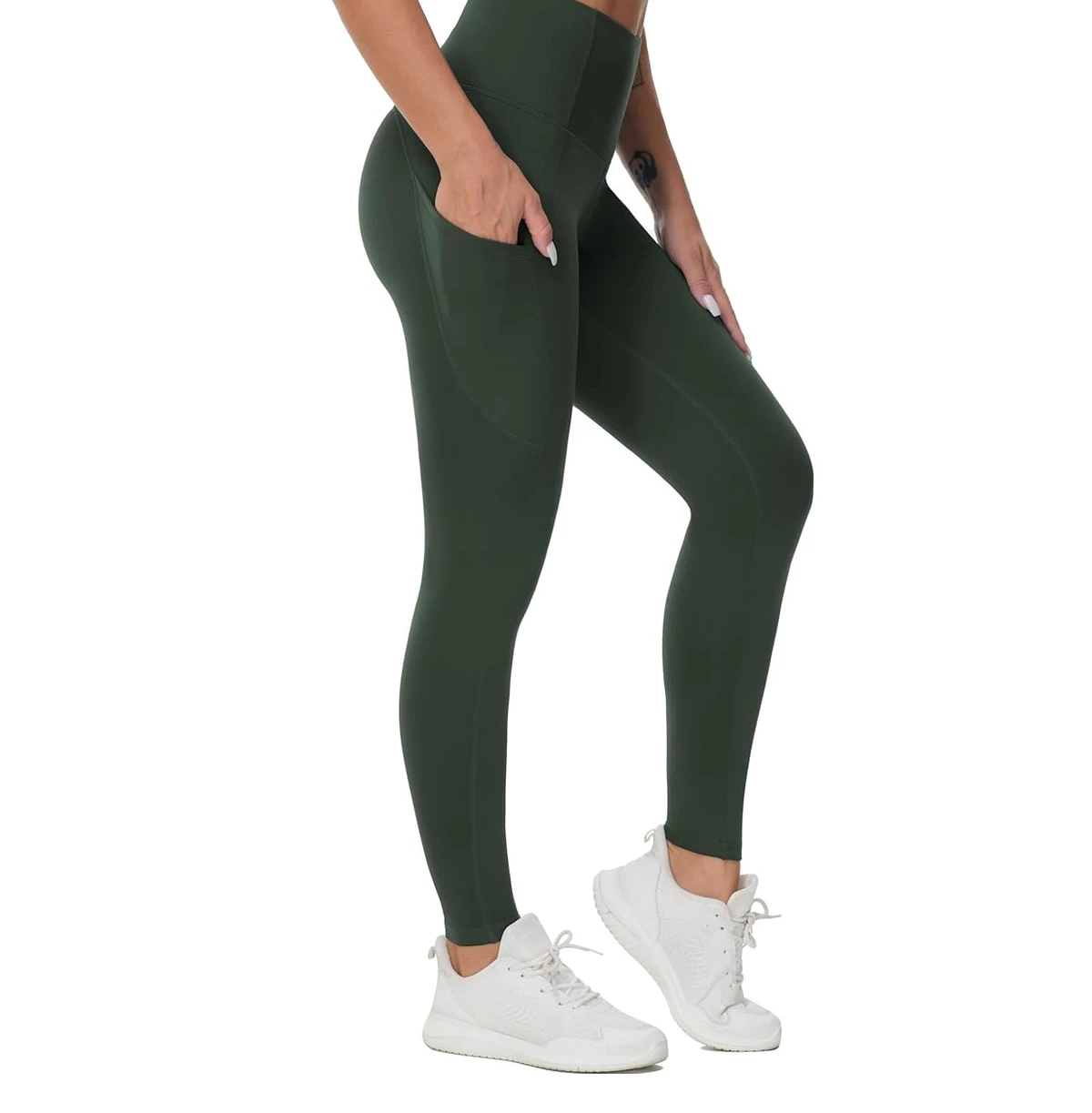 Women's High-Waisted Seamless Gym Leggings Soft Workout Yoga Pants with Custom Patterns Wholesale Mid-Waist Leggings