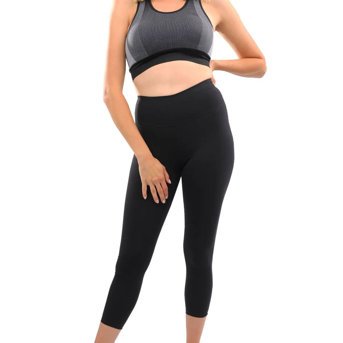 Women's Destiny Scrunch Butt Lifting High Waist Push up Yoga Legging Black Color