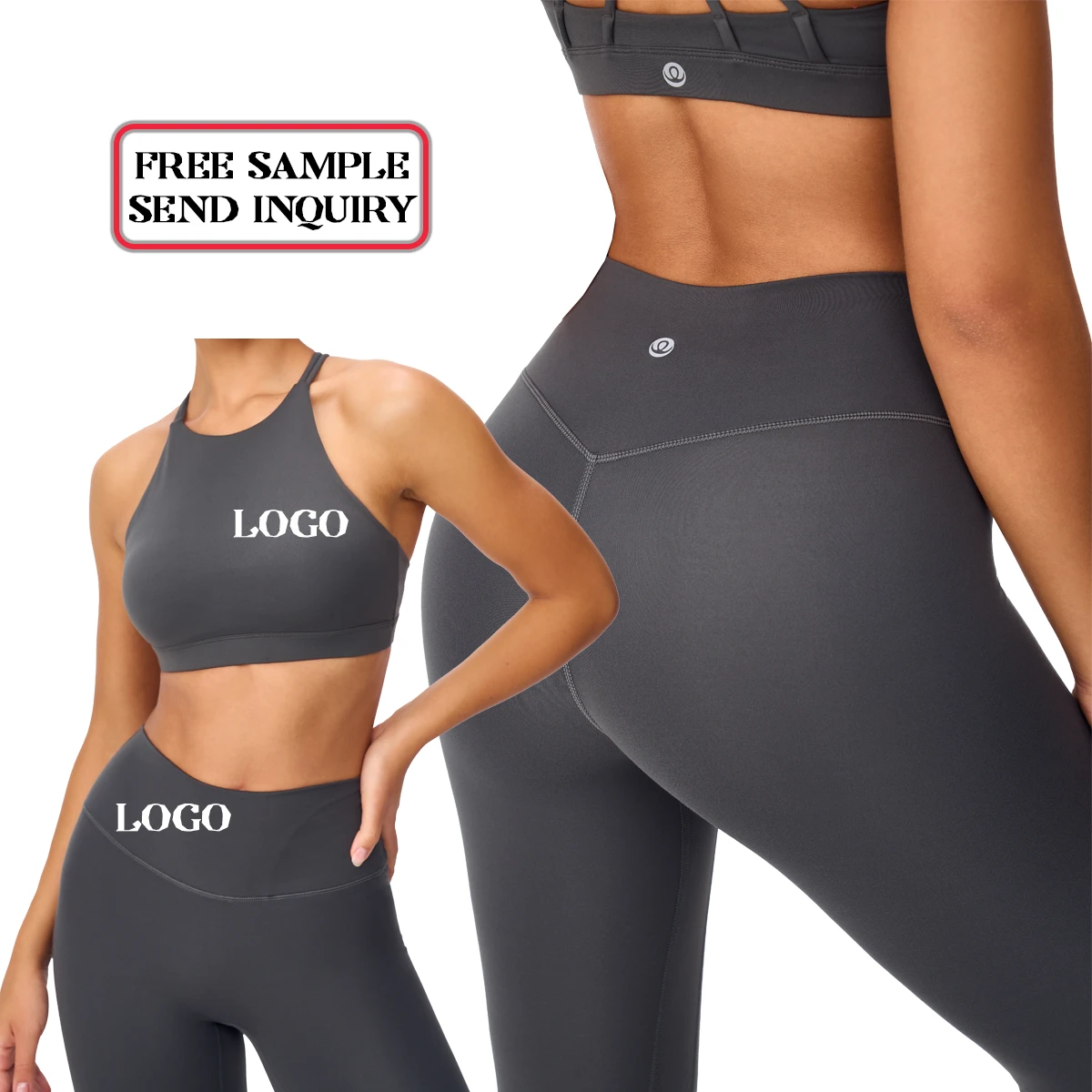 2024 Customizable Higher Quality Spandex Sports High Waist Solid Seamless Girl Yoga Leggings Pants For Women