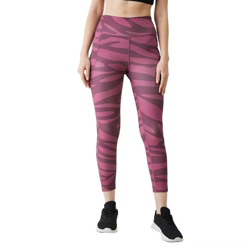 High Waist Yoga Leggings Women Tummy Control Stretchy Breathable Seamless Workout Running Fitness