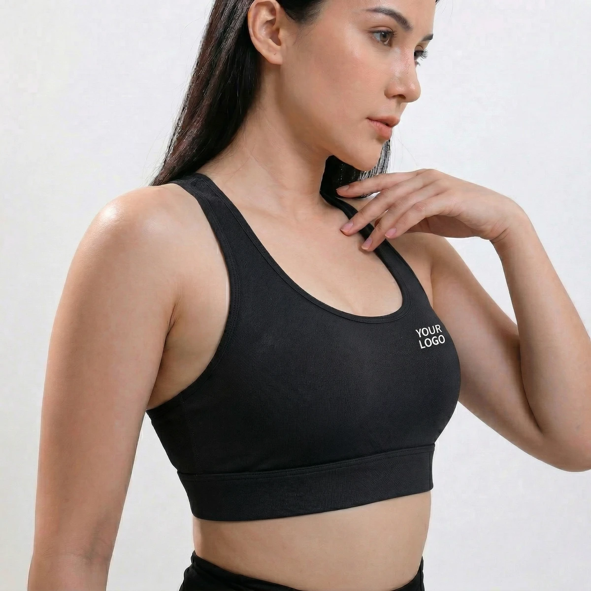 Running Removable Padded Vest Crossover Workout Underwear Workout Crop Tops High Support Fitness Yoga Sports Bra for Women