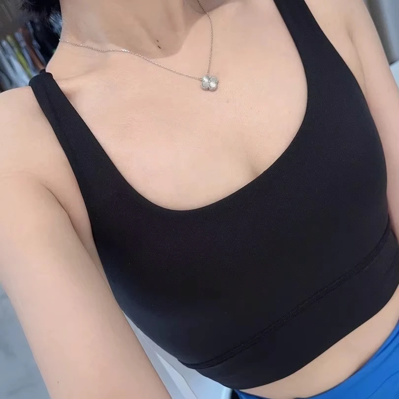 Z4 Cross Back Sports Underwear Women's Autumn/Winter New Medium Intensity Yoga Fitness Thin Shoulder Strap Sports Bra Vest