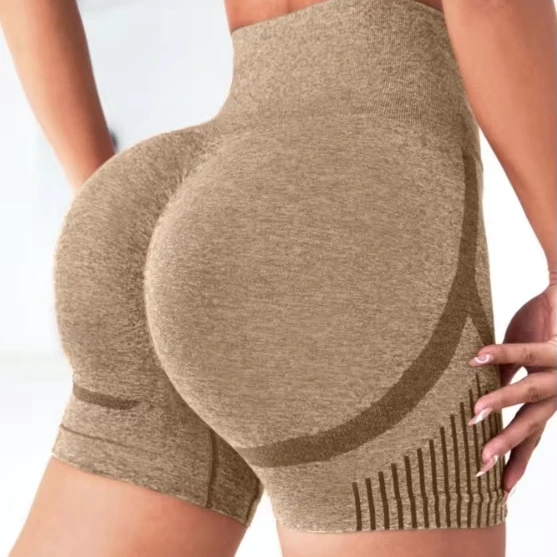 Women's Yoga Leggings Elastic Quick-Drying Seamless Women's Shorts Casual Shorts With High Waist for Sports