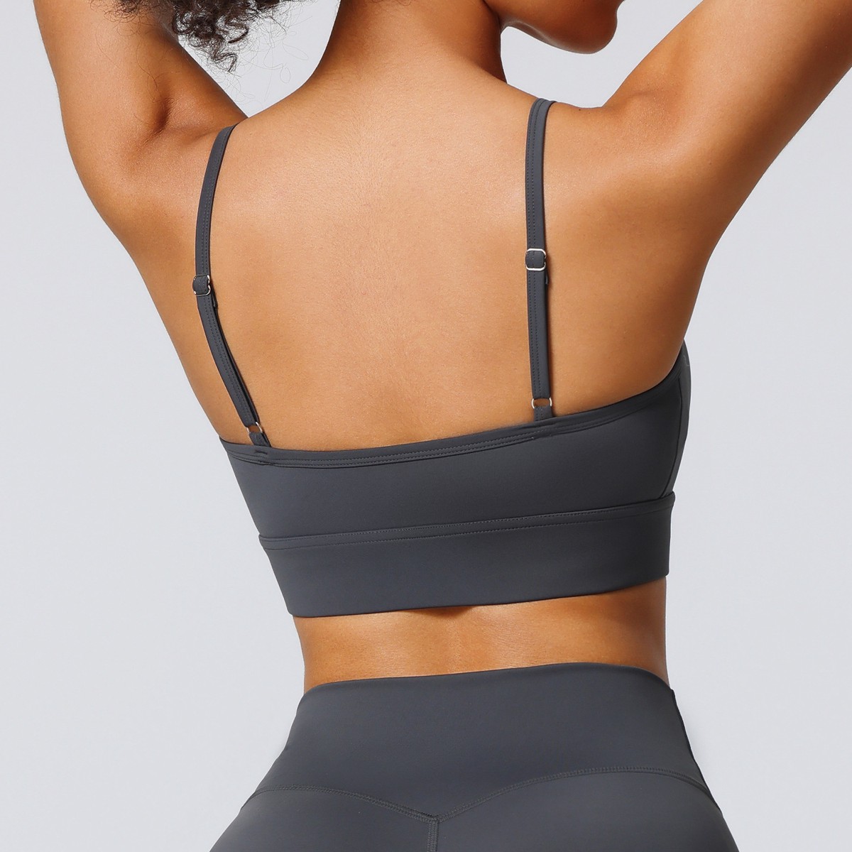 Cross-border New Arrival High Support Spandex/Nylon Shock-proof Sports Bra Adjustable Straps Stylish Back Design for Womens