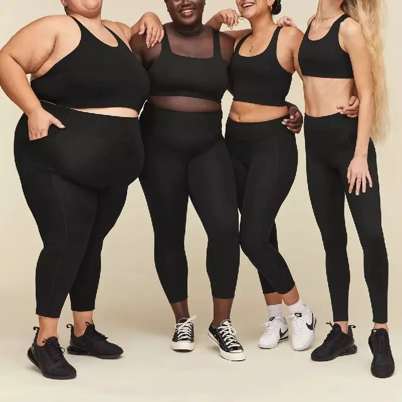 Custom Plus Size Activewear Women 1x-6x Oem Moisture-wicking Workout Clothing Sets Big Size Yoga Wear