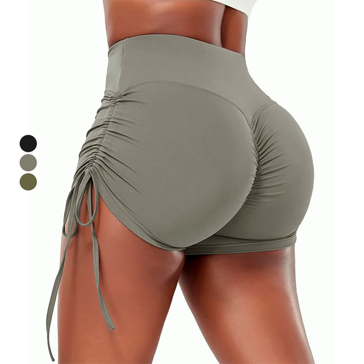 Custom Fast Delivery Women Gym Sports Wear Fitness Seamless Yoga Short Leggings Peach Buttocks Butt Lift Running Yoga Shorts