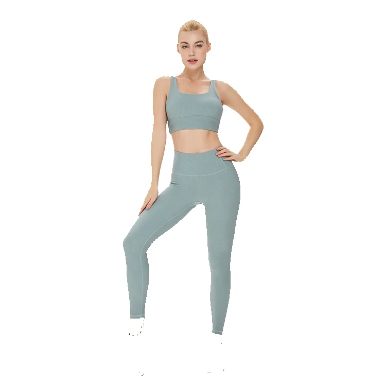 Women's Lightweight Sustainable Yoga Pants with Solid Pattern High Elastic Waist-Comfortable Breathable Soft Style