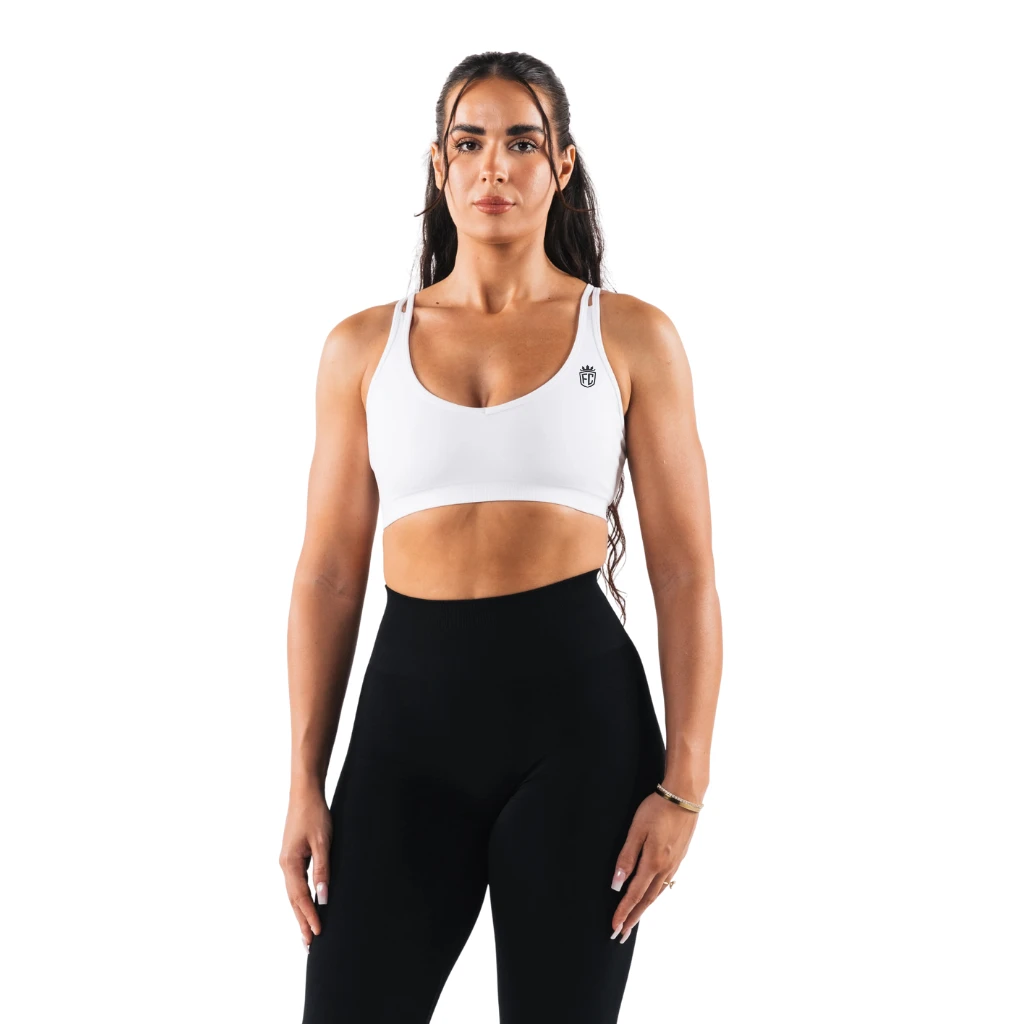 Women’s Seamless Strappy Sports Bra Light Support Yoga Fitness Gym Workout Stretch Activewear Custom OEM