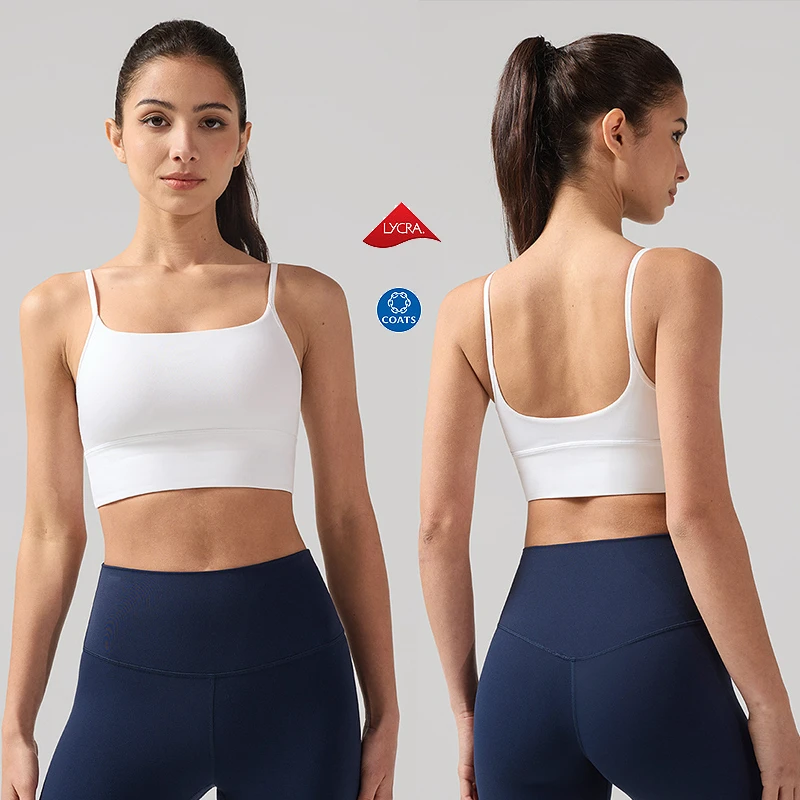 YBO-WX09 Wholesale Custom Yoga Underwear Women's Nude Quick-drying Breathable Sports Bra High-strength Shockproof Fitness Bra