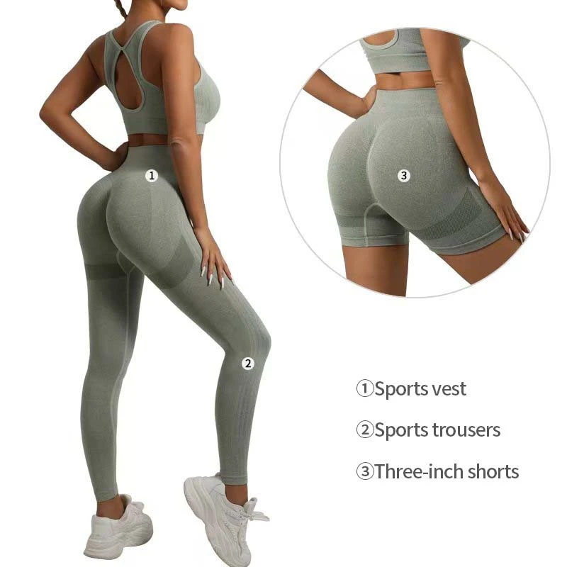Yoga Leggings Women Gym Fitness High Waisted Butt Lift Breathable Sport Compression Yoga Pants