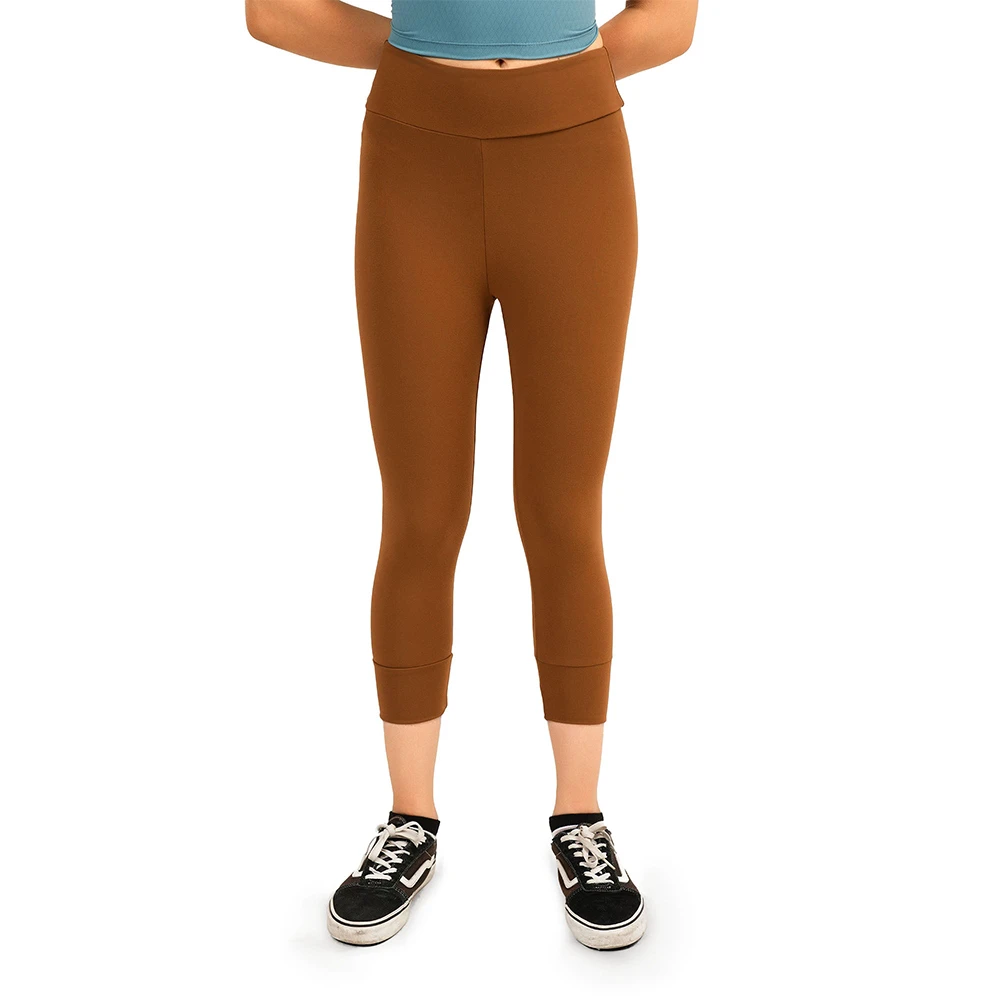 OEM Selling High Quality Customized Wholesale Women Fitness High-Waist Cropped Leggings Breathable Sports & Lounge Yoga Pants