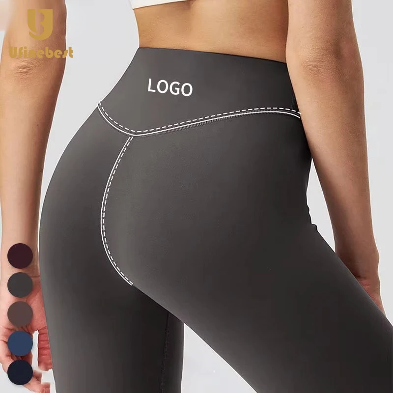 Nylon 66 Four-way Stretch Women's Peach Hip High Waist Yoga Pants Quick-Dry Training Sports Legging Breathable Gym Fitness