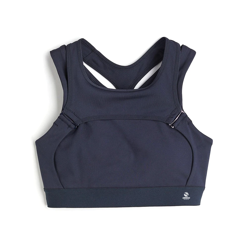 Wholesale Plus Size Lightweight Breathable High Support Simple Women's Sports Bras Adjustable Seamless Yoga Fitness for Ladies