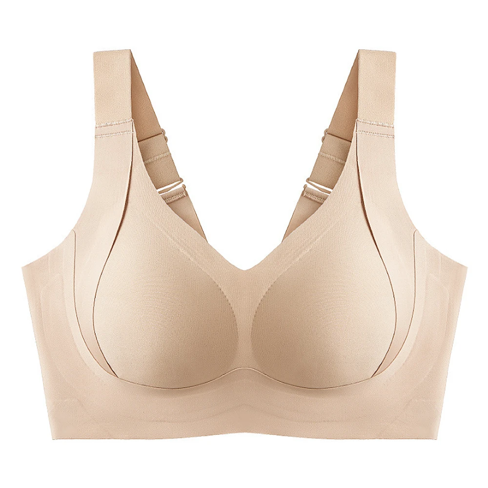 High Impact Seamless Plus Size Bra Breathable Comfortable Newly Design Big Size Women Wireless Bra