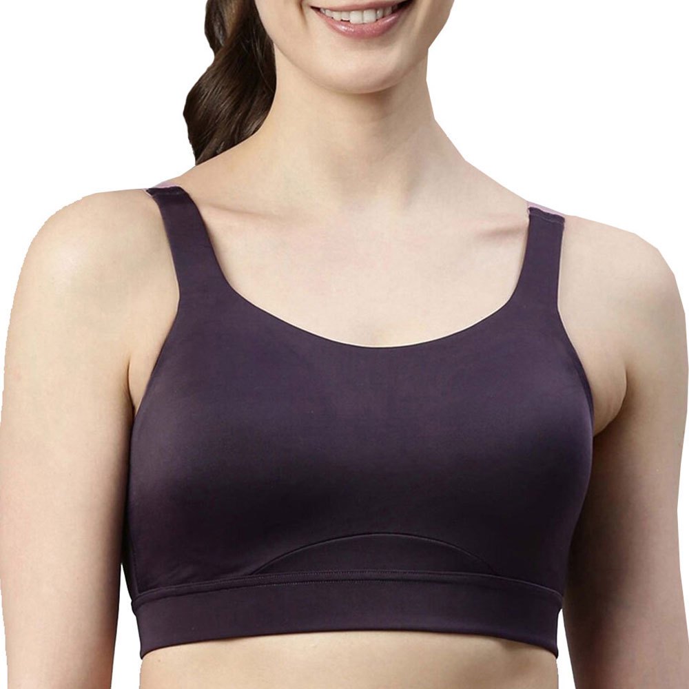 Women's High Support Breathable Seamless Sports Bra with Adjustable Straps U-Neck Front Logo for Yoga Made in Pakistan Wholesale