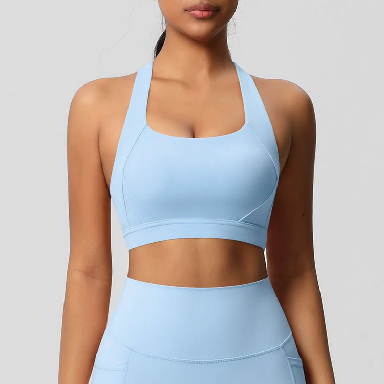 Pilates Gym Fitness Workout Shockproof Quick Dry High Quality Women Wholesale Sexy Style Yoga Sports Bra