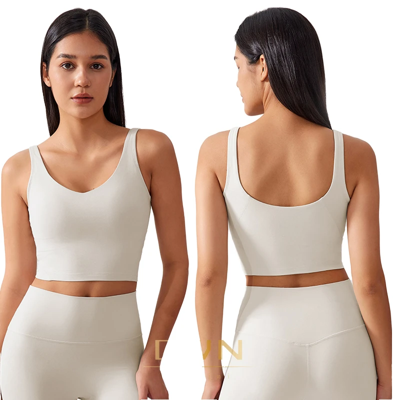 Beautiful One-Piece Fitness Sport Bra with Shock-Absorbing Back and Soft Butter Align Chest Pad for Workout Fitness Yoga Bras