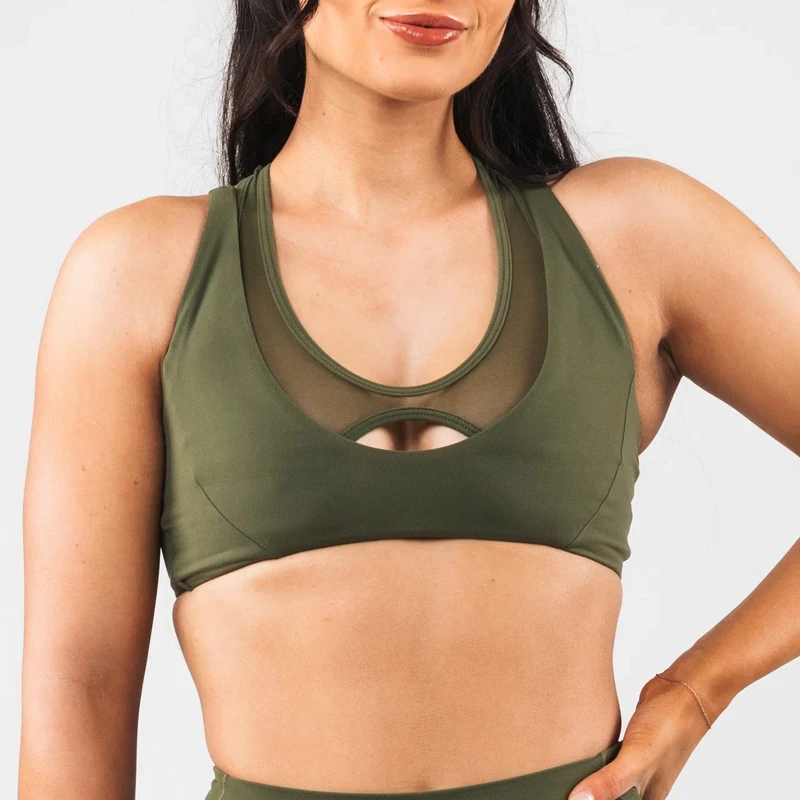 Women High Support Quick-Dry Yoga Clothing Sports Bra Back Strips Gym Bras Workout Fitness Custom Shockproof Sports Bras