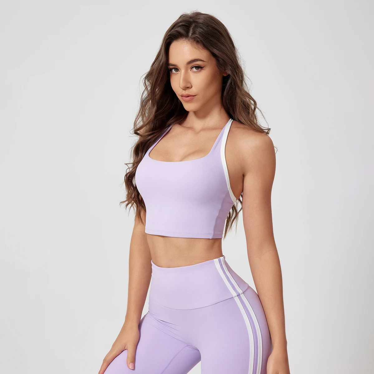 2026 Bare-skin Adjustable Shoulder Strap Bra for Running Fitness, Sports Beautiful Back Yoga Bra for Women