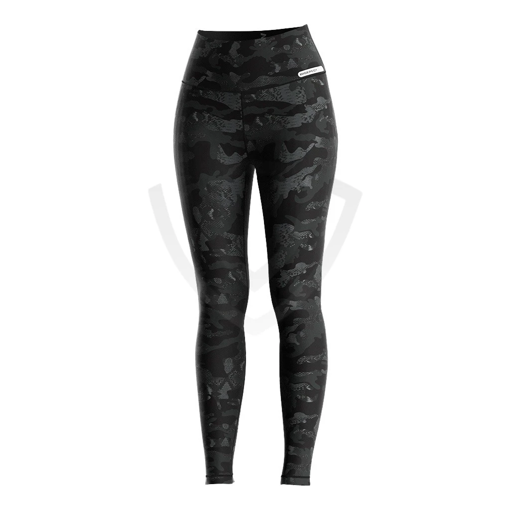 Women's Unique Design High Elastic Eco-Friendly Breathable Full Length Leggings Butt Lift Tummy Control Solid Contrast Color