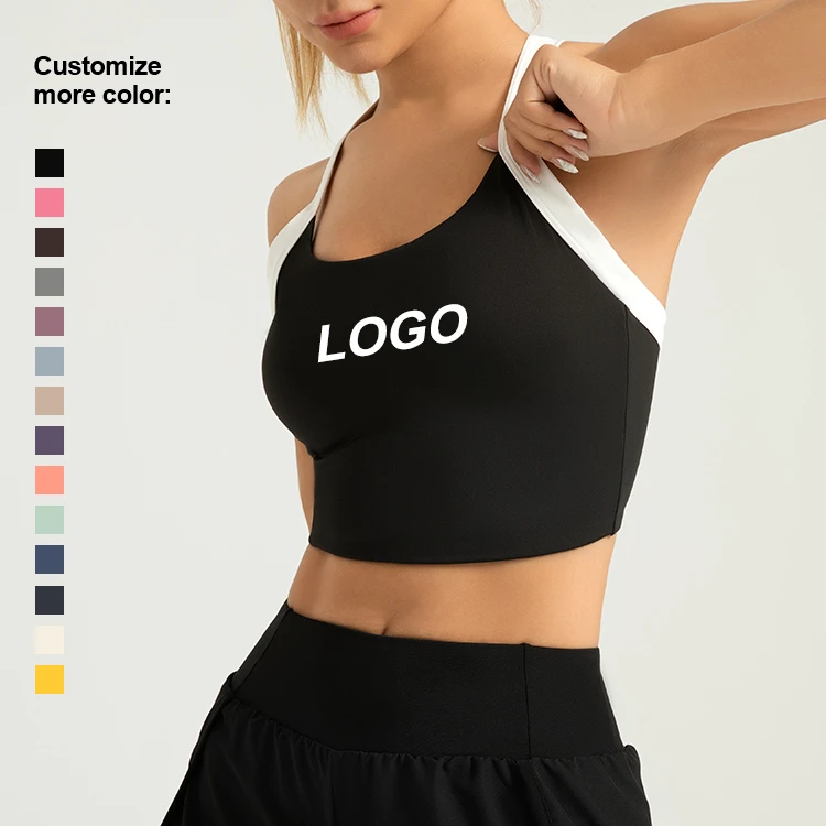 Customized Lightweight Fitness Sports Bra for Girls Fast Dry & Elastic Gym Bra Seamless Plus Size Running Bra