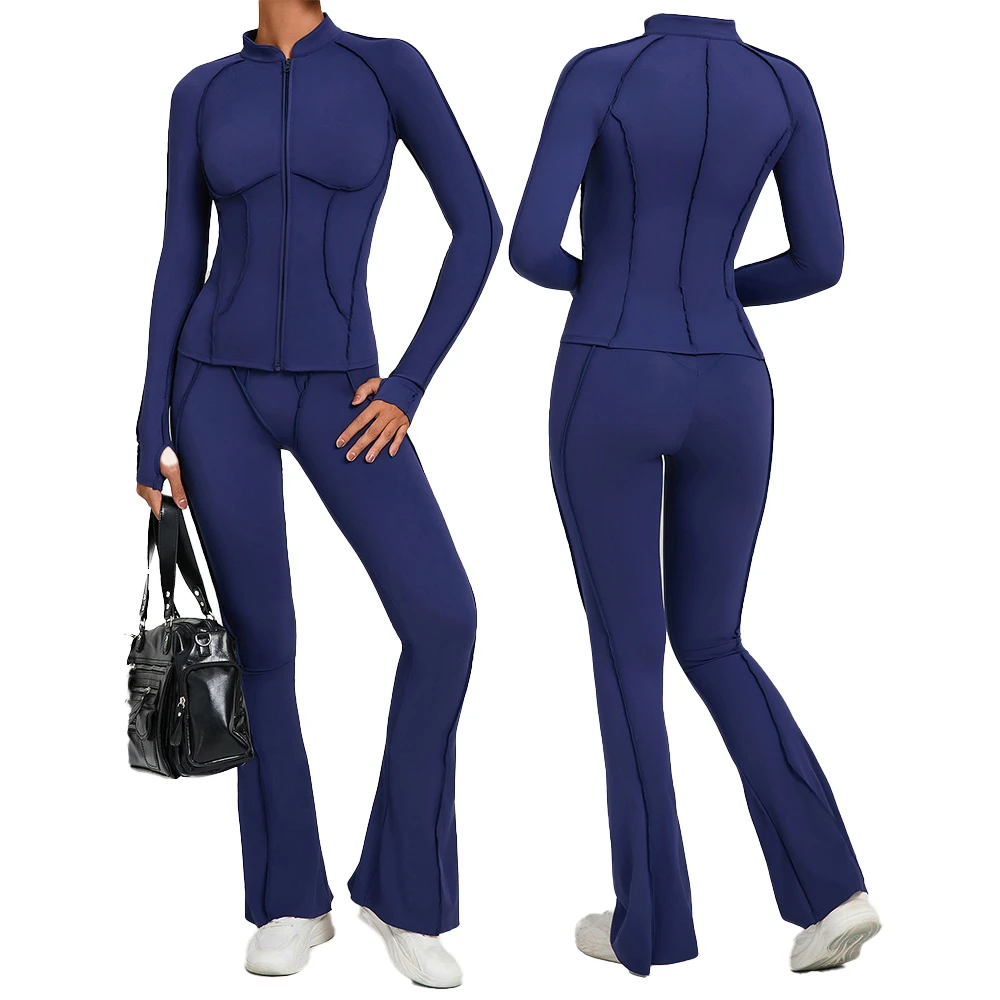High Waist Plus Size Yoga Pants Set Front Color Blocking Breathable Sweat-Wicking Quick Dry Yoga Bra Shorts Stretchy Workout