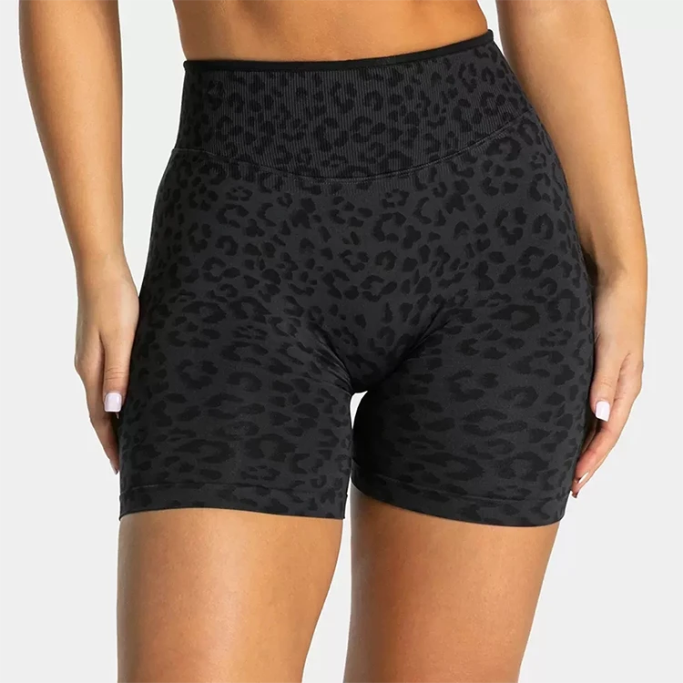 Women's High-Waisted Yoga Shorts -Western-Style, Tight-Fitting Fitness Shorts with Tummy Control and Butt-Lifting Effect