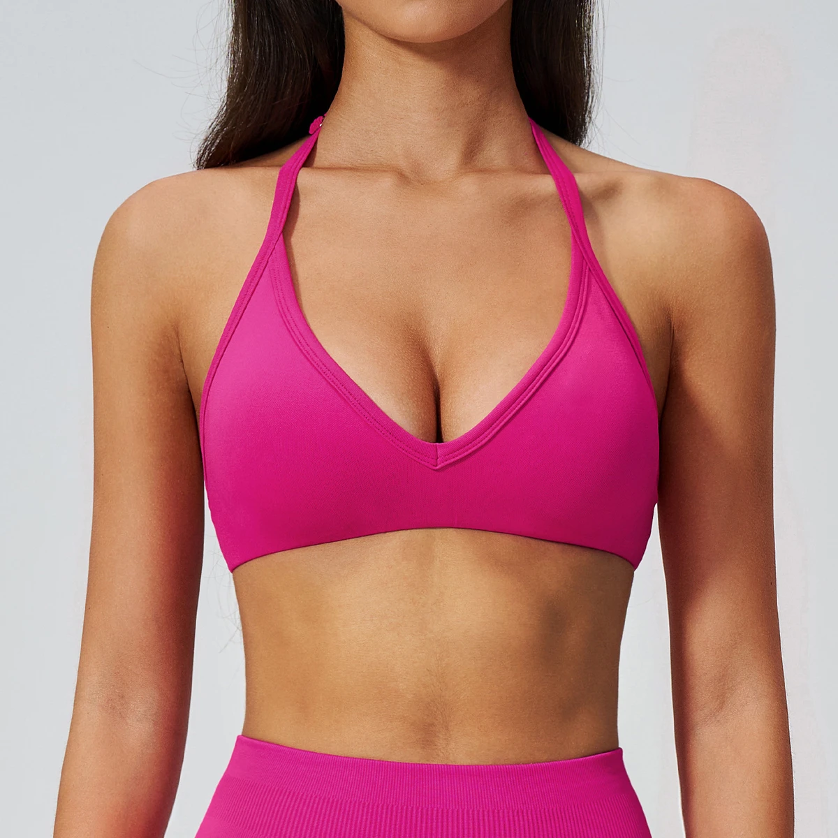 Intimates Ultra-Comfy Four-Way Stretch Yoga Sports Quick Dry Cross The Back Soft Breathable Thin Belt Multi-Color Gym Push Bra