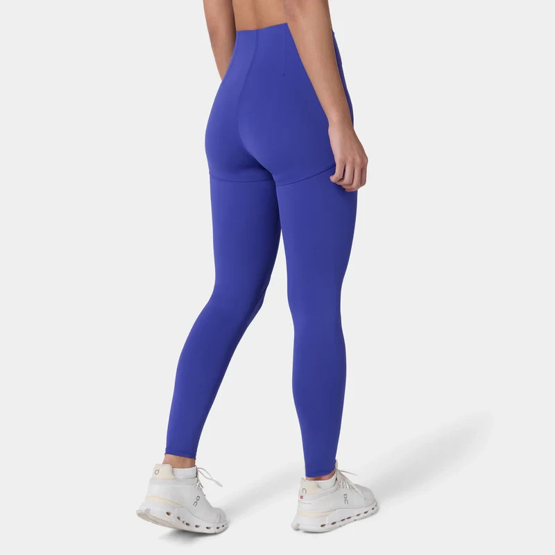 OEM Service Women Bonded Waistband Seamless Activewear Fitness Invisible Scrunch Yoga Tights Plain High Rise Contour Leggings