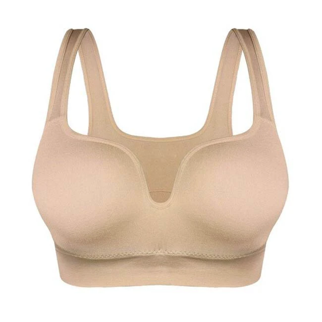 Women Fitness Sports Bra Yoga Sportswear Spandex Polyester Lightweight High Support Seamless Moisture Wicking Four-Way Stretch