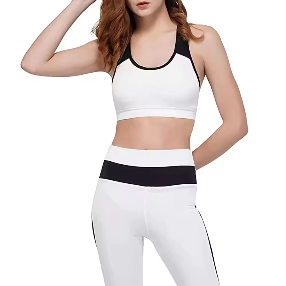 High for Lightweight Breathable Eco-Friendly Medium Support Spandex/Polyester Sports Bra Custom Design Logo Quick Dry Seamless