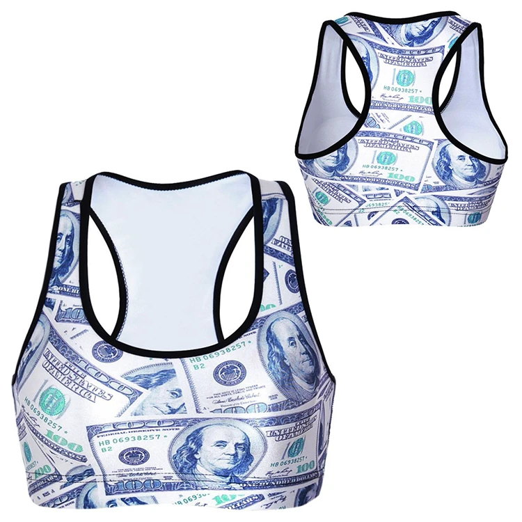 Women's Summer Sexy Athletic Workout Fitness Push-up Sports Bra Triangle Cup Breathable Gym Yoga Tops Custom Logo OEM Service