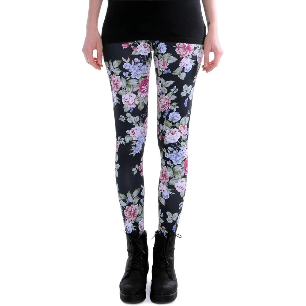 Women Plus Size High Waist 100% Cotton Knitted Breathable Yoga Leggings for Fitness