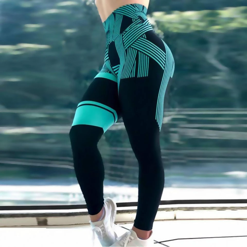 Wholesale 3D All Over Print High Waist Legging Women Custom Design Sublimation Printed Sports Yoga Leggings