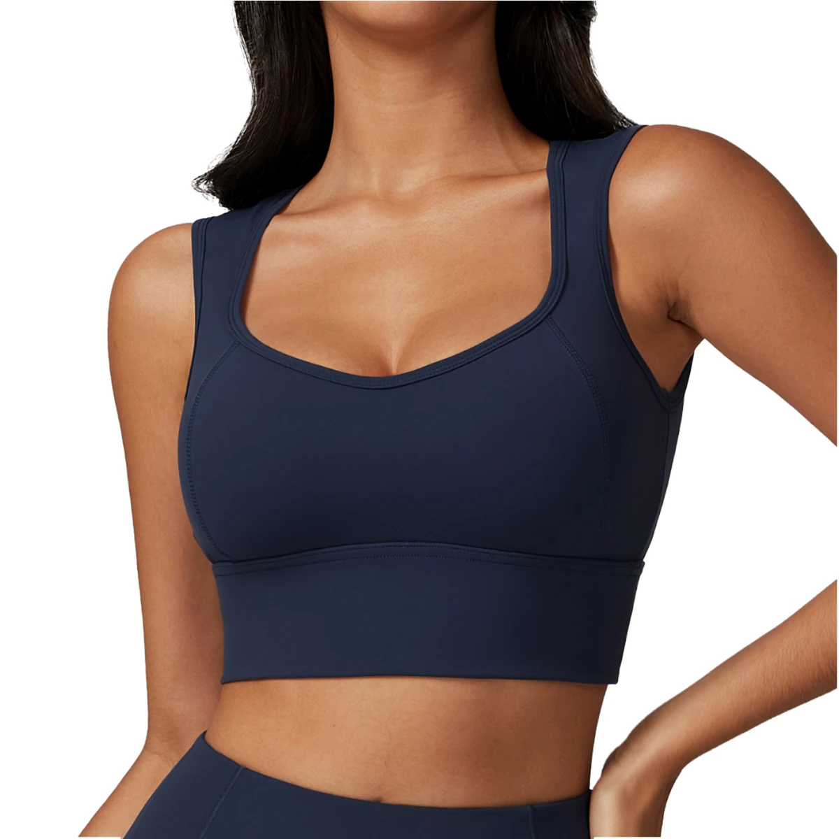 Beautiful Back One-Piece Sports Bra for Women Breathable Shockproof Yoga & Running Fitness Vest Simple Style
