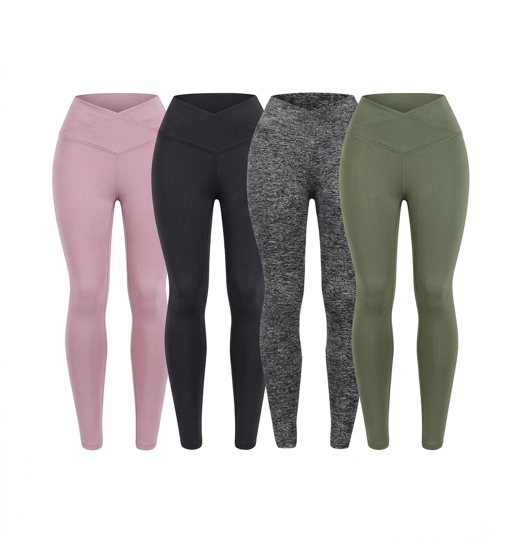 Women High Waist Yoga Leggings for Gym Workout Running Fitness Stretch Tights Breathable Activewear Pants for Daily Sports Wear